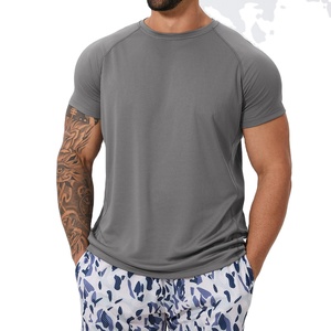 Meilleure vente personnalisé séchage rapide décontracté ample solide respirant T-shirts Gym Muscle Sports Citywalk Fitness en plein air hommes t-shirt - Product Image 6