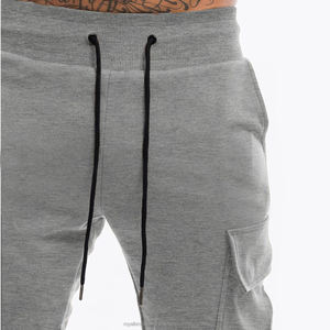 Pantalon de survêtement décontracté pour homme Gym Fitness Workout Sportswear Pantalon de survêtement en coton avec poches multiples pour la course à pied, le jogging et le sport - Product Image 2