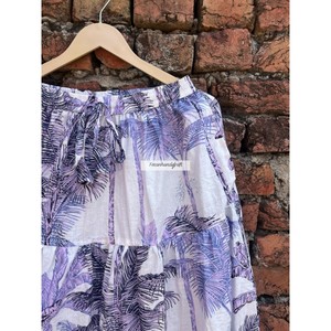 100% Cotton Maxi <b>Skirt</b> Dress Women's Summer <b>Skirt</b> Boho Gypsy Long Midi <b>Skirt</b> Floral Print <b>Skirt</b> With Two Side Pockets - Product Image 2