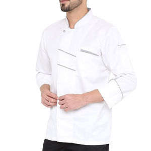 Tabliers de cuisine décontractés en coton épais de qualité supérieure pour chefs, uniformes de restaurant et de bar, outils de sécurité industriels, vente en gros - Product Image 3