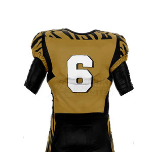 Tenues de football américain pour équipes, service OEM, ensemble de vêtements de sport professionnels en polyester, couleurs personnalisées, graphiques d'équipe - Product Image 5