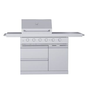 Griglia BBQ Portatile a 6 Bruciatori in Acciaio Inox 304 con Accensione Elettronica e Ruote Universali per Casa o Campeggio - Product Image 1