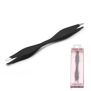 Pince à épiler 2-en-1 à double extrémité - Pointes précises et courbées pour extensions de cils professionnelles et nail art - Product Image 3