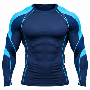 Sublimated Long Sleeve <b>Rash</b> <b>Guard</b> For Boys wholesale Custom Logo Printed Stylish <b>Men</b> <b>Rash</b> <b>Guards</b> Cheap Price Breathable - Product Image 1