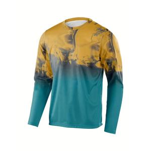 Camiseta de Manga Larga Unisex de Alta Calidad con Protección Solar y Estampado Gráfico para Senderismo, Camiseta Deportiva para Hombre - Product Image 6