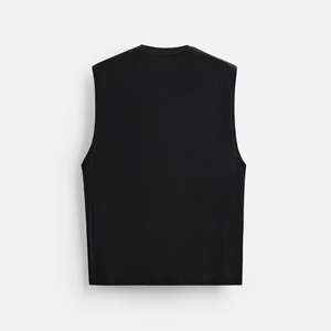 Custom High-Quality Men's 100% Cotton Custom Logo Sleeveless <b>Vest</b> Singlets Tank Top Workout Wear <b>Vest</b> for Men Gear - Product Image 6