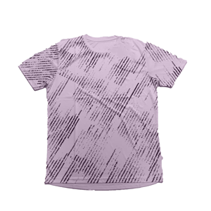 เสื้อยืดแขนสั้นผู้ชายสีเทา ลายเรขาคณิต ทรงปกติ คอกลม สไตล์ลำลอง พิมพ์ลายดิจิทัล ผ้าเจอร์ซีย์ ระบายอากาศได้ดี - Product Image 2