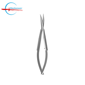 Westcott Tenotomy Scissors Micro Spring Handle Scissors 11cm,Curved Blunt Tips- Microsurgical <b>Instruments</b> Hospital Use - Product Image 3