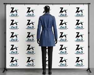 Abrigo Largo de Lana Azul para Mujer, Marca ZUSH International, con Doble Botonadura, Cinturón y Cuello Vuelto, para Invierno - Product Image 2