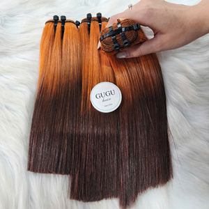 Extensions de cheveux humains 100% naturels, mèches de cheveux véritables - Product Image 3