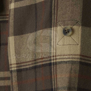 Camisa de Franela a Cuadros para Hombre, Nueva, a la Moda, OEM ODM, Personalizada, de Algodón, Manga Larga, con Botones al Frente, Bolsillos Dobles en el Pecho, Alta Calidad, Envío Rápido - Product Image 5