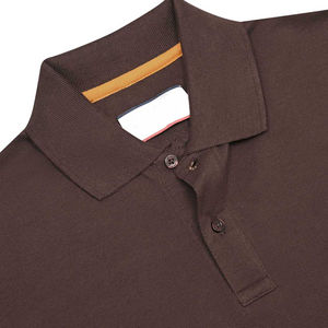 เสื้อโปโลผู้ชายแขนสั้นผ้าโพลีเอสเตอร์ 100% คุณภาพสูง รับผลิตตามสั่ง ออกแบบโลโก้ได้ตามต้องการ ขายส่ง - Product Image 5