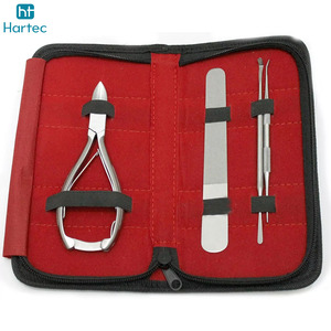 Ensemble de 4 instruments en acier inoxydable pour podologie, coupe-ongles, outils de soin des pieds, instruments chirurgicaux - Product Image 3