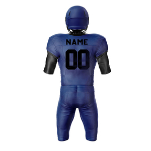 Uniformes de Fútbol Americano Transpirables de Talla Grande, Color Morado Oscuro, Ropa de Equipo, 100% Poliéster, Antibacteriano, Secado Rápido - Product Image 2