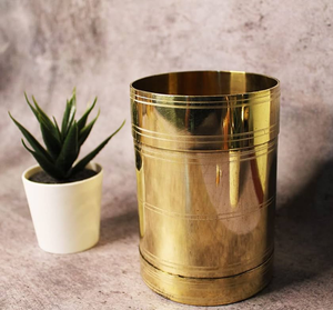 Taza medidora de latón puro de moda para utensilios de cocina, proveedor mayorista para hoteles y restaurantes, taza medidora de arroz para cocinar. - Product Image 2