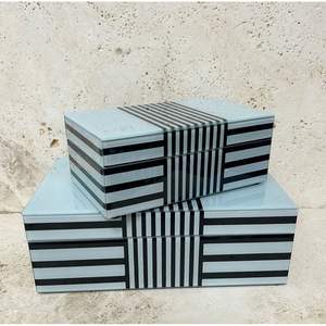 Elegante Caja de Madera con Incrustaciones de Resina de RR ENTERPRISES para Decoración Moderna del Hogar y la Oficina, Organizador de Joyas - Product Image 5