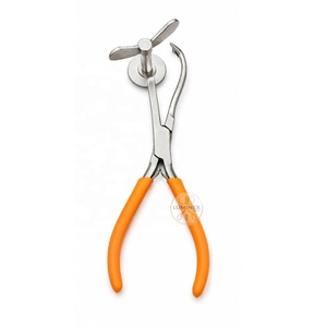 Alicates de punta curva con mango negro brillante, herramienta de latón para engastar joyas, para bricolaje, forma de garra de gato - Product Image 3