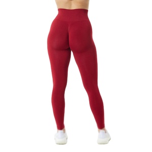 Leggings de Punto Elásticos de Cintura Alta para Mujer, Pantalones Suaves y Transpirables para Uso Diario Informal - Product Image 6