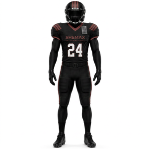Uniforme de football américain pour les équipes de jeunes, uniformes de football personnalisés avec noms et numéros, livraison rapide dans le monde entier, taille OEM - Product Image 1