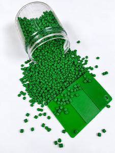 Granulés de Masterbatch Vert de Qualité Moulage Colman Standard - Product Image 1