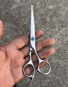 Professional Salon Barber Stainless Steel Straight Beauty Hair Cutting Scissors 6'' with Sharp Blades Easy to Grip For Long Time - Product Image 1
