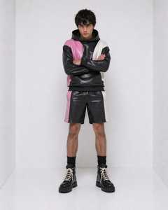 Hoodie and Shorts Comfortable Matching Ensemble Casual Clothing Set for Daily Relaxation and Style - Product Image 1