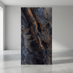 Offre Spéciale 160x320cm Carreaux de sol en porcelaine 12-20mm Moyen Luxor Bleu Haute Brillant Dos Corps Fritté Pierre Mur Dalle Salle À Manger En Plein Air - Product Image 5