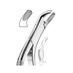 Instrumentos quirúrgicos dentales de patrón americano-FOCEPS de extracción para centrales superiores y molares inferiores oscilantes - Product Image 1