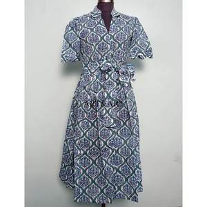 Robe Midi Romantique et Douce pour Femme 2025 – Style T-shirt Décontracté, Personnalisable, Lavable, Écologique, Coupe Évasée, Ceinture et Poches, Couleur Naturelle - Product Image 3