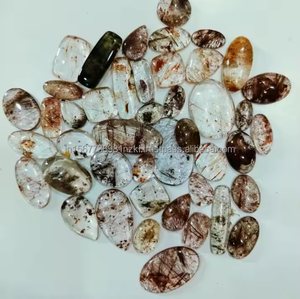 Venta caliente cobre rutilo cuarzo cabujón mezcla de piedras preciosas tamaño y forma venta al por mayor precio de fábrica piedras preciosas sueltas hechas a mano - Product Image 2