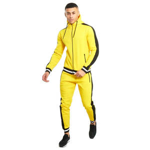 Conjunto Deportivo para Hombre de Primera Calidad, Ropa Deportiva 100% Algodón, Logotipo Personalizado, para Correr, Trotar al Aire Libre, Ligero - Product Image 1