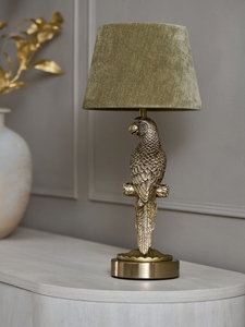 Modern Brass Finished Table Lamp with <b>Geometric</b> Design and White <b>Shade</b> for Living Room Decor Metal Lamp - Product Image 6
