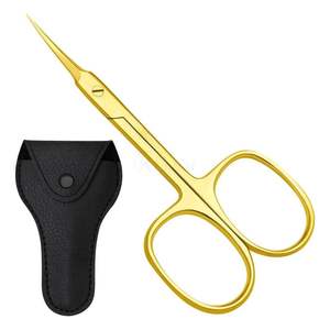 Tijeras para Cutículas con Diseño de Patrón Rosa, Curvas, de Acero Inoxidable, Herramienta de Manicura Profesional, Instrumento de Belleza OEM - Product Image 5