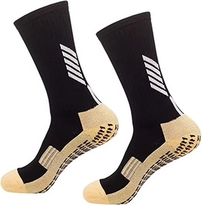 Custom Made Soccer Sports <b>Socks</b> Men Cotton Spandex <b>Polyester</b> Anti-Bacterial Quick Dry Comfortable Breathable Daily Wear - Product Image 1