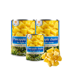 Precio al por Mayor, Piña Enlatada en Almíbar Espeso, de Primera Calidad, Dulce y Deliciosa, en Trozos, en Lata de 30oz - Product Image 1