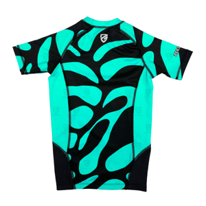 Wholesale OEM Jiujitsu Judo MMA <b>Compression</b> Rashguard <b>Shirts</b> Short Sleeve Quick Dry UPF50+ Anti-Bacterial Custom Unisex - Product Image 2