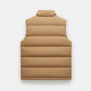 <b>Men</b> Sleeveless Puffer Jacket Custom Winter Padded Vest Warm <b>Lightweight</b> Outdoor <b>Gilet</b> Full Zip Wholesale Supplier - Product Image 3