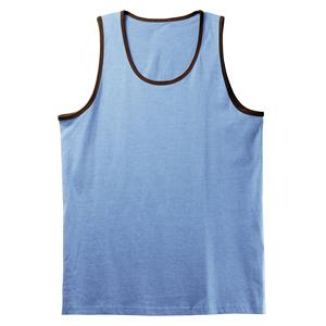 Débardeur sans manches pour homme, couleur unie, col rond, tricoté en coton, vêtement décontracté - Product Image 6
