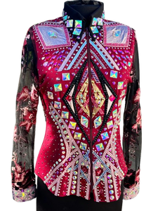 Chaqueta de Lujo Premium para Mujer, Estilo Vaquero Occidental, para Rodeo, Equitación, Carreras de Barriles y Competencia Ecuestre - Product Image 1