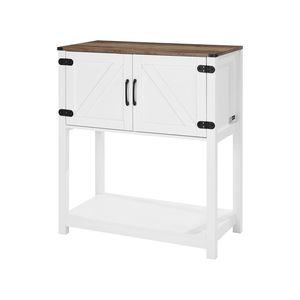 Cabina Bar in stile fattoria da 31.5 pollici con porte magnetiche per il deposito della cucina ingresso o credenza del Buffet - Product Image 1