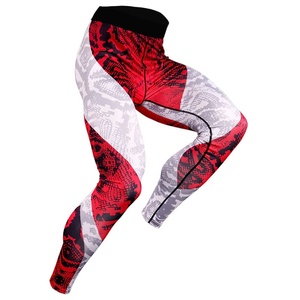 Collants de Compression pour hommes, Design personnalisé, collants de Compression unisexes sans couture, pantalons d'entraînement de gymnastique, de Yoga, vente en gros, vêtements actifs pour hommes - Product Image 5