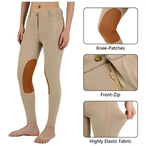 Los Mejores Leggings de Equitación Personalizados para Mujer, Pantalones Jodhpur Antideslizantes de Silicona, Diseño con Paneles de Malla, Spandex, Pantalones Ajustados para Montar a Caballo - Product Image 6