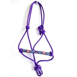 Custom Horse Lead Rope <b>Braided</b> Western Training Tack Halter Nylon Waterproof Durable OEM ODM Wholesale - Product Image 4