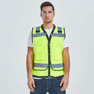 Chaleco de seguridad reflectante de alta visibilidad al por mayor, chaleco/ropa de seguridad de malla - Product Image 5