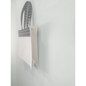 Bolsa de compras de yute ecológica de alta calidad con mango acolchado tejido estampado completo Producto Premium - Product Image 4