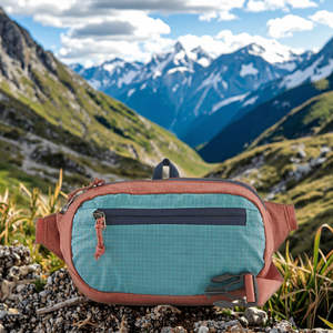 Riñonera de Nailon Resistente a Desgarros para Hombre y Mujer, Impermeable, Bandolera, Riñonera Deportiva Duradera con Bolsillo con Cremallera - Product Image 5