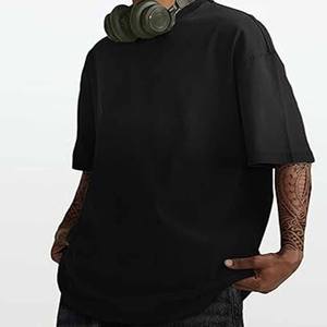 เสื้อยืดคัสตอมคุณภาพสูง สไตล์ลำลอง ทรงโอเวอร์ไซส์ ผ้าคอตตอน 100% สำหรับผู้ชาย  รับสกรีนโลโก้  โพสต์โดย Dress Sports - Product Image 5