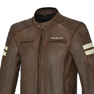 Mens Sheepskin Biker Jacket OEM Factory Wholesale Supplier Custom Design Warm Stylish Motorcycle Jacket Durable Winter - Product Image 3