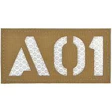 Patch en tissu réfléchissant noir personnalisé, découpé au laser, motif drapeau IR, excellente qualité, bordure découpée à chaud ou au laser pour vêtements et chapeaux 2026 - Product Image 5