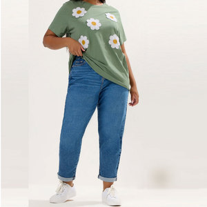 T-shirts de sport décontractés pour femmes, grande taille, respirants, pour le yoga et l'entraînement, 100% coton, ajustés, confortables, soldes d'été - Product Image 3
